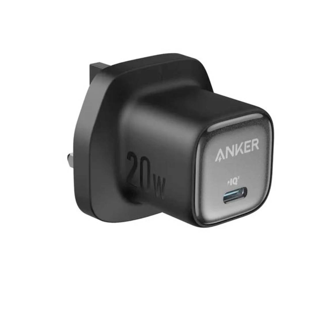 Representative Anker Zolo 20W USB-C charger; supplied plug style may vary.